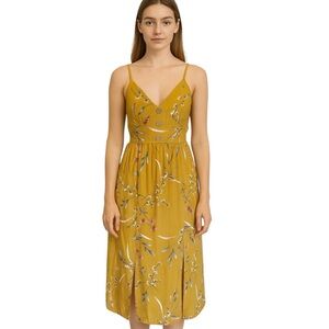 One Clothing‎ Los Angeles Mustard Yellow Floral Sleeveless Dress – Size S